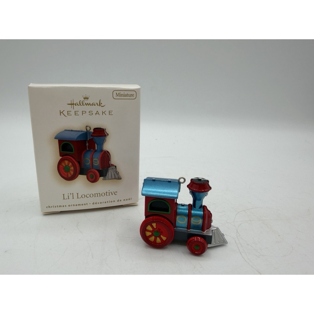 🚂🎄 Hallmark Keepsake Miniature Ornament – Li'l Locomotive (2009)‎ NOS ✨🎁
